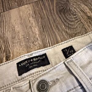Lucky Brand Gray Patch Light Jeans